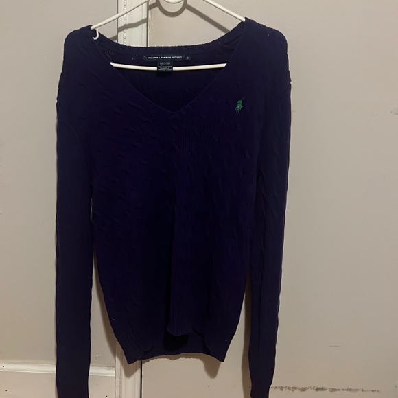 Purple Ralph Lauren Sport Sweater - Picture 1 of 5